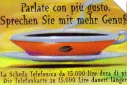 Telefonkarte Italien, Kaffeetasse, 10000 - Zonder Classificatie