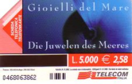 Telefonkarte Italien, Die Juwelen Des Meeres, Schnecke, 5000/2,58 - Non Classificati