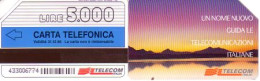 Telefonkarte Italien, Landschaft Mit See (Validità 31.12.96), 5000 - Sin Clasificación