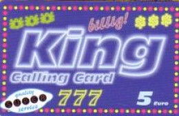 Calling Card, King, Glocken, Billig!, Dollarzeichen, 5 € - Non Classés