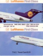 T.N.C. Travel Card $ 20, Startendes Lufthansa Flugzeug - Ohne Zuordnung