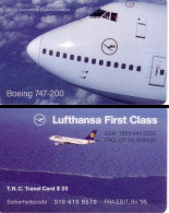 T.N.C. Travel Card $ 20, Lufthansa Flugzeug In Der Luft - Non Classificati