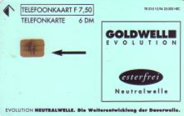 Telefonkarte Niederlande 015, Goldwell, F 7,50 / DM 6 - Non Classés