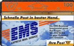Telefonkarte Österreich, EMS Express Mail Service, 100 - Unclassified