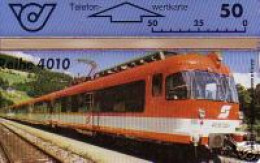 Telefonkarte Österreich, Lokomotiven, Reihe 4010, 50 - Ohne Zuordnung