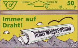 Telefonkarte Österreich, Tiroler Tageszeitung, 50 - Ohne Zuordnung