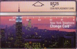 Telefonkarte USA, Skyline New York (2), NYNEX $ 5,25 - Sin Clasificación