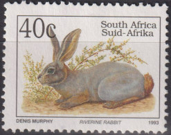 1997 Südafrika ° Mi:ZA 895IIA, Sn:ZA 867E, Yt:ZA 812A, Riverine Rabbit (Bunolagus Monticularis), Kaninchen - Usados