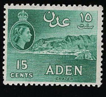 1953 Crater Michel AD 51 Stamp Number AD 50 Yvert Et Tellier AD 51A Stanley Gibbons AD 52 Xx MNH - Aden (1854-1963)