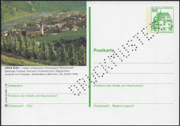 Allemagne 1982. Entier Postal Perforé Spécimen. Kröv, Vignes, Dégustations De Vin - Vinos Y Alcoholes