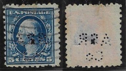 USA United States 1902/1917 Stamp With Perfin ASR/Co By American Smelting & Refining Co. From New York Lochung Perfore - Perfin