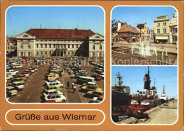 72415478 Wismar Mecklenburg Marktplatz Rathaus Kraemerstrasse Schlepper Kai Wism - Wismar