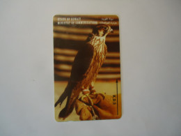 KUWAIT  USED CARDS  BIRD EAGLES - Aquile & Rapaci Diurni