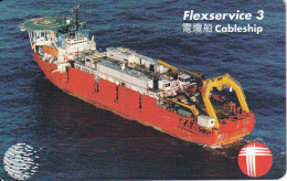 TARJETA DE HONG KONG DE $50 FLEXSERVICE (AUTELCA) BARCO-SHIP - Hong Kong