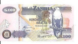 ZAMBIE 100 KWACHA 2008 UNC P 38 G - Sambia