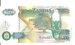 ZAMBIE 20 KWACHA 1992 UNC P 36 A - Zambie