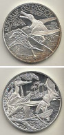 Österreich Nr. 408, Schwanzflugsaurier, Silber  (20 Euro) - Autriche