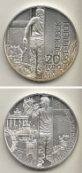 Österreich Nr. 417, Junge Am Mauerdurchbruch, Silber  (20 Euro) - Autriche