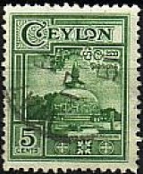 Ceylon Mi.Nr. 297 Kiri Vehera-Dadoba (5C) - Sri Lanka (Ceylon) (1948-...)