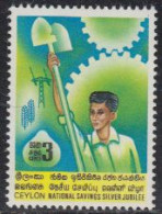 Ceylon Mi.Nr. 380 25J. Nationalanleihe, Jugendlicher (3) - Sri Lanka (Ceylan) (1948-...)