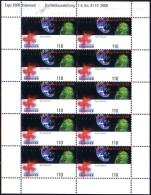 D,Bund Mi.Nr. Klbg. 2130 EXPO 2000 Erde, Fingerabdruck (m.10x2130) - Sonstige & Ohne Zuordnung