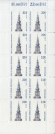 D,Bund Mi.Nr. Klbg. 2157 Sehenswürdigkeiten Dom Greifswald (m.10x2157) - Autres & Non Classés