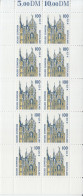 D,Bund Mi.Nr. Klbg. 2156 Sehenswürdigkeiten Schloss Schwerin (m.10x2156) - Sonstige & Ohne Zuordnung