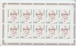 D,Bund Mi.Nr. Klbg. 2158 Freimarken "Frauen", Marieluise Fleißer (m.10x2158) - Other & Unclassified