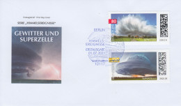 D,Bund Mi.Nr. 3613-3614 Himmelsereignisse: Gewitterwolke über Regenbogen, - Other & Unclassified