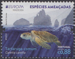 Portugal-Madeira MiNr. 408 Europa 2021, Gefährdete Wildtiere, Schildkröte - Sonstige & Ohne Zuordnung