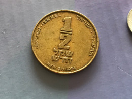 Münze Münzen Umlaufmünze Israel 1/2 Schekel 1988 - Israel