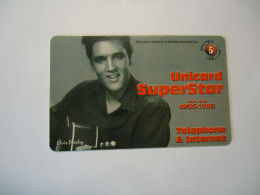 GREECE  PREPAID   USED   CARDS  PRESLEY  ELVIS  MUSICS  2 SCAN - Musique