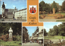 72414346 Koethen Anhalt Markt Rathaus Ehrenmal Bachdenkmal Boulevard Am Hubertus - Köthen (Anhalt)