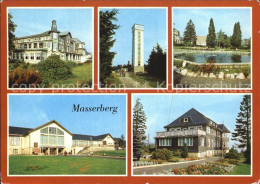 72414345 Masserberg Hotel Kurhaus Rennsteigwarte Springbrunnen Kurpark FDGB Erho - Masserberg