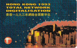 TARJETA DE HONG KONG DE $50 TOTAL NETWORK DIGILISATION 1993 (AUTELCA) - Hong Kong