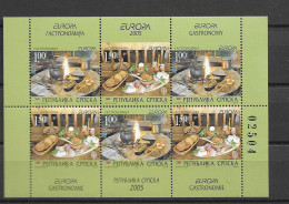 2005 MNH Bosna Serbian Post Booklet Pane Postfris** - 2005