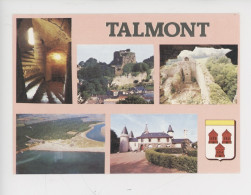 Talmont - Multivues Blason (donjon Château Bourgenay La Solitude, Aérienne Générale) Cp Vierge  N°OC 90 Europ - Talmont Saint Hilaire
