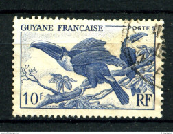 GUYANE - 213 - 10F Bleu Toucan - Oblitéré - Très Beau - Usati