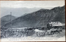 SARE-ASCAIN - Ascension De La Rhûne - Tramway-Funiculaire. La Voie à Crémaillère - Chaines Montagneuses Espagnoles - Sare