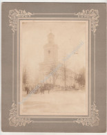 Vecumnieki, Lutheran Church, 1900' Photo. Size - 17,3x12,4 (24,5x20) Cm - Lettonie