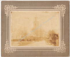 Vecumnieki, Lutheran Church, 1900' Photo. Size - 17,3x12,4 (24,5x20) Cm - Lettonie