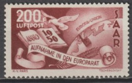 SAAR / SARRE - 1950 - POSTE AERIENNE UPU YVERT N° 13 ** MNH - COTE = 230 EUR. - Unused Stamps