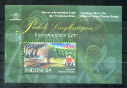 INDONESIEN Block 252, Bl.252 Mnh - Umweltschutz, Evironmental Care, Protection Environnementale - INDONESIA / INDONÉSIE - Indonésie