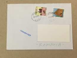 Poland Polska Used Letter Stamp Circulated Cover Sieradz Cathedral Koziorozec Kustler Illustrateur 2015 - Otros & Sin Clasificación