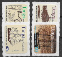 Tonga Mnh Nsc ** Self Adhesive 1981 12 Euros Ships - Tonga (1970-...)