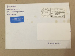 Hungary Magyarorszag Used Letter Stamp Circulated Cover Postal Label Printed Sticker Stamp 2013 - Lettres & Documents