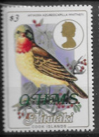 Aitutaki Mnh ** Official Bird Stamp 1986 7,5 Euros - Aitutaki