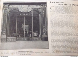 1907 AUTOMOBILE - NOUVEAU MAGASIN DE LA MARQUE FIAT - 9 RUE DE LA PAIX PARIS - LA VIE AU GRAND AIR - Libros