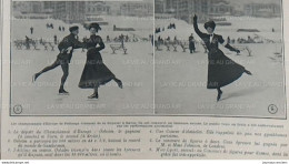 1907 DAVOS - PATINAGE - LES CHAMPIONNATS D'EUROPE  - LA VIE AU GRAND AIR - Winter Sports