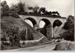 0-5603 DINGELSTÄDT/ Eichsfeld, Eisenbahnviadukt Am Kerbschen Berg, Dampflok - Heiligenstadt